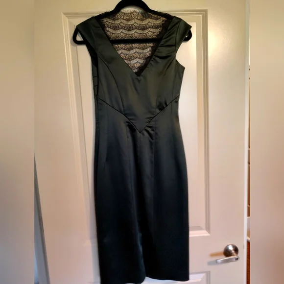 karen millen black cocktail dress Karen millen black satin cocktail dress